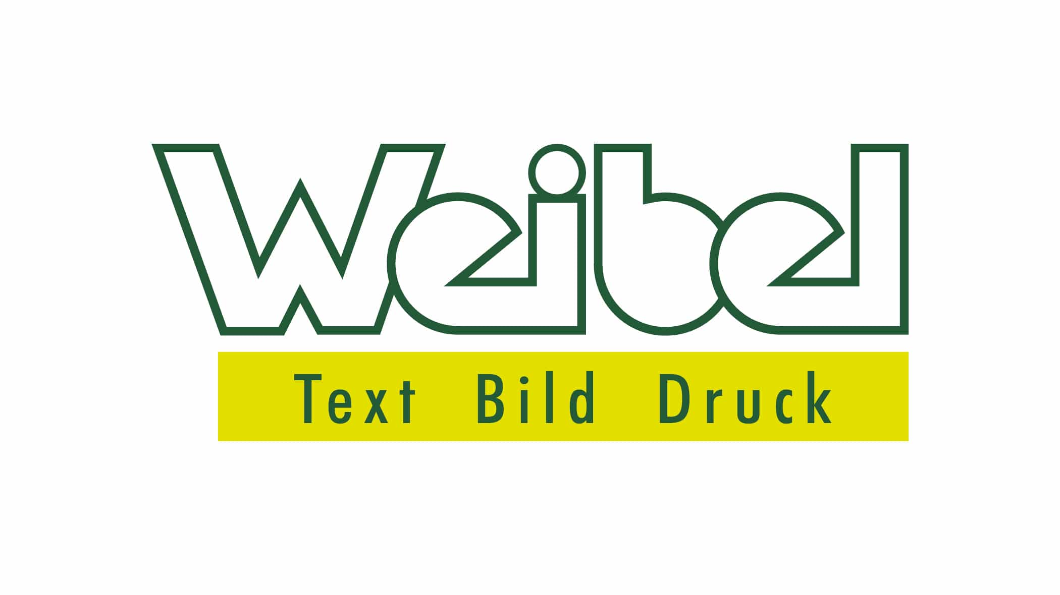 Logo Weibel Druck, Sponsor Tischmesse Brugg Regio