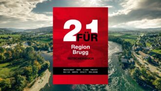 Tourismus Brugg Regio  Cover 2für1 Gutscheinbuch Region Brugg